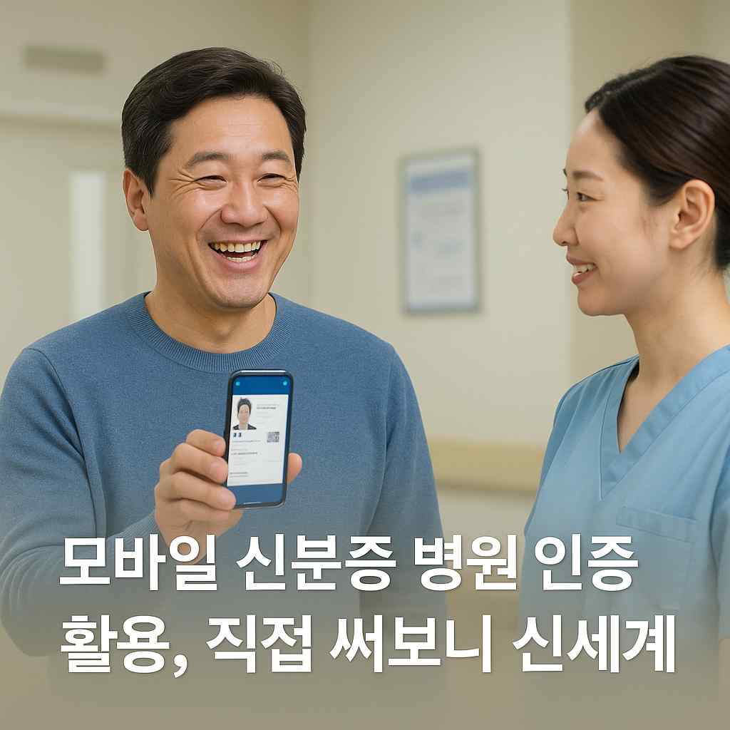 모바일 신분증 병원 인증 활용, 직접 써보니 신세계