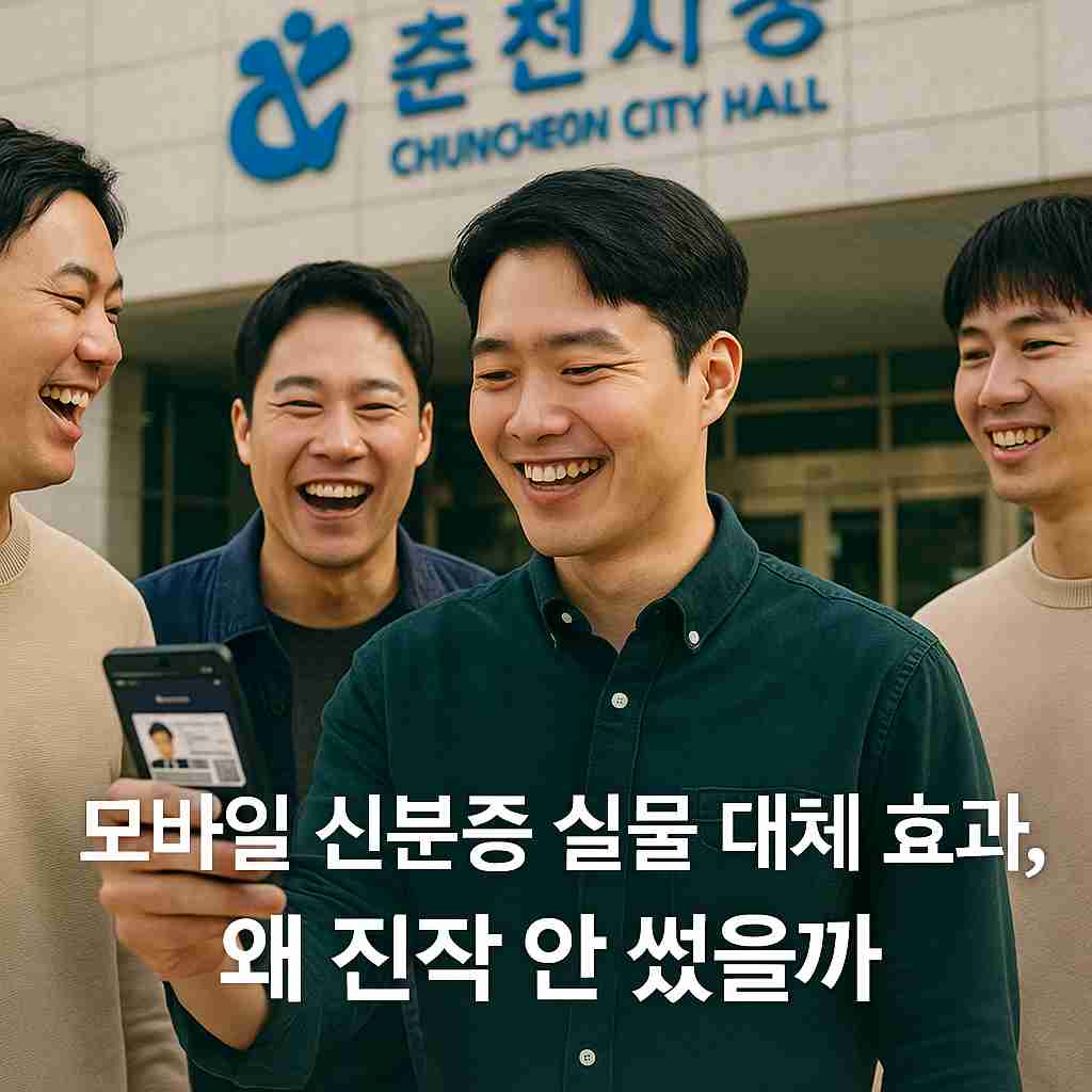 모바일 신분증 실물 대체 효과, 왜 진작 안 썼을까