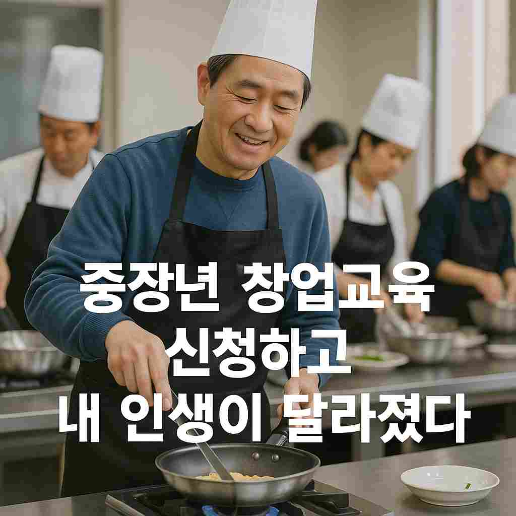 중장년 창업교육 신청하고 내 인생이 달라졌다