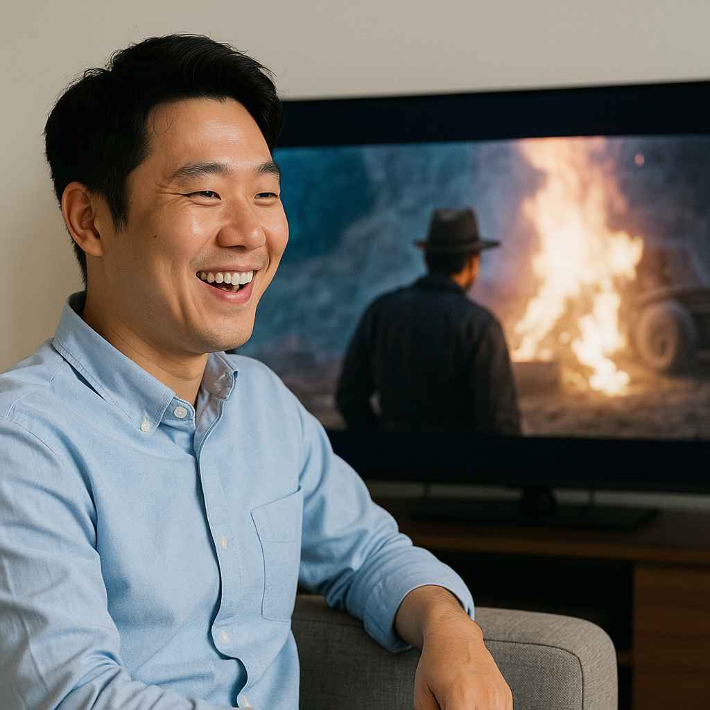 65인치 가로 세로 TV 실제로 보면 얼마나 클까