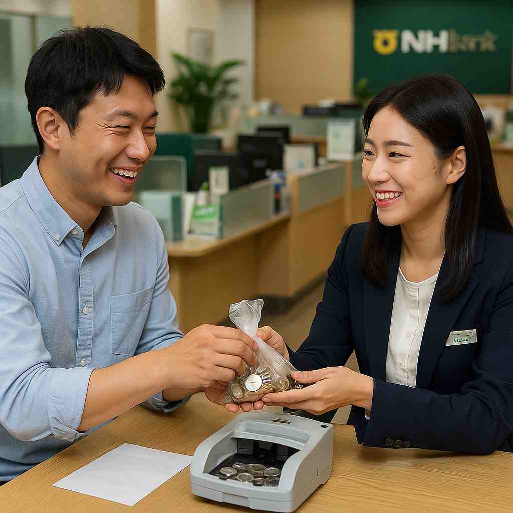 농협은행 동전교환 요일 정확히 확인하는 방법