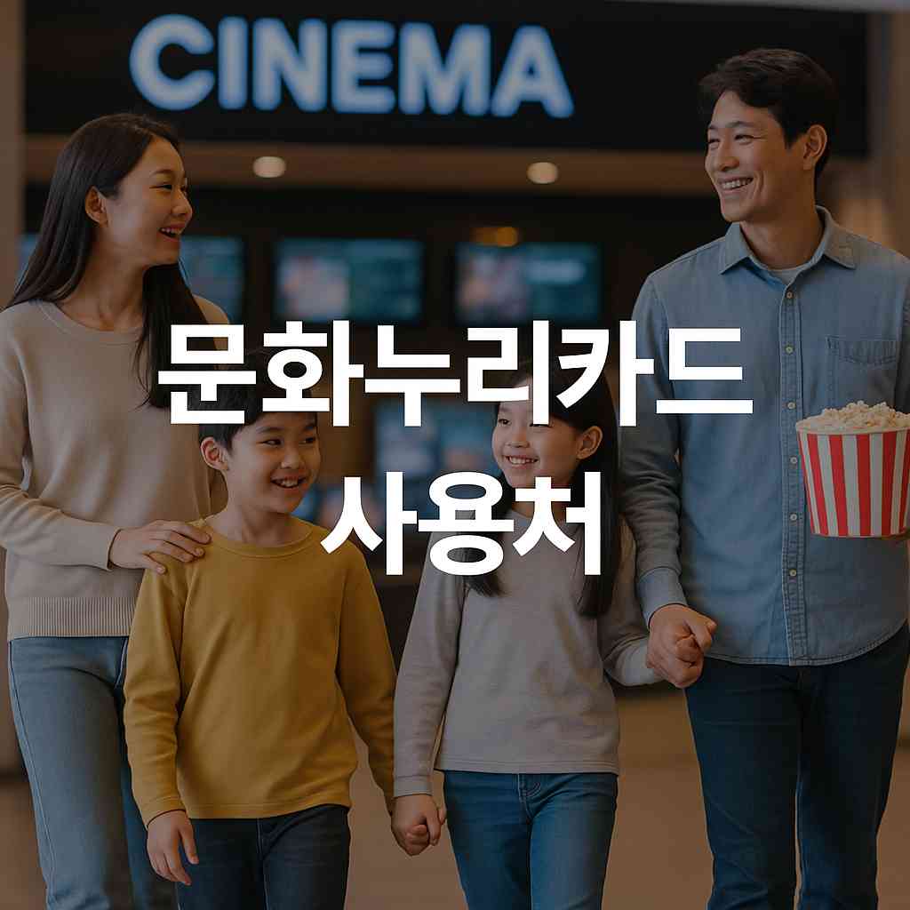 문화누리카드 사용처, 이런 혜택 몰랐다면 꼭 보세요